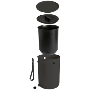 composteur 9.6 l noir - bokashi organko 2 océan - skaza