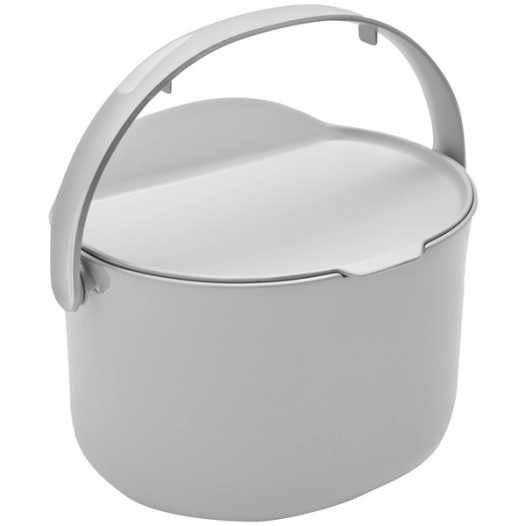 bac à compost 3.3 l gris - organko daily - skaza