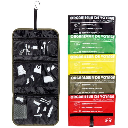 organiseur de voyage coloris assortis - cao