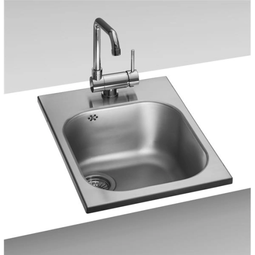 evier inox encastrable + couvercle - inlav34 - 260007 - planet