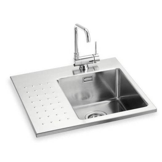 evier inox encastrable + couvercle - inlav40 - 260008 - planet