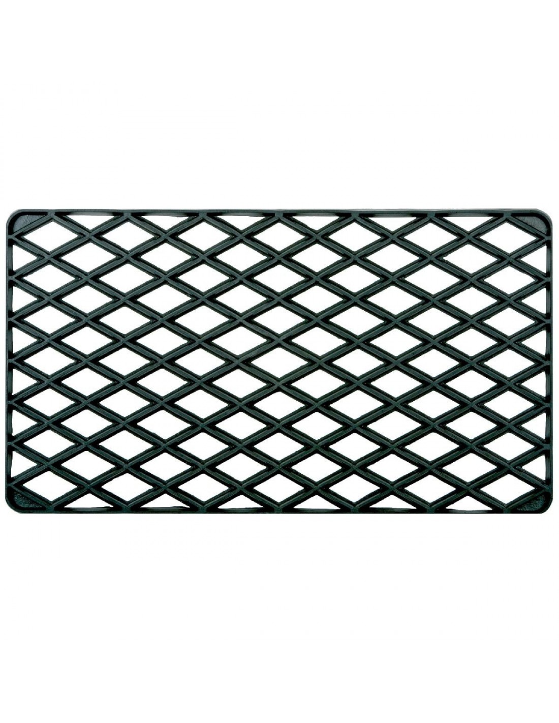 Tapis grille 33x58cm caoutchouc usage extérieur