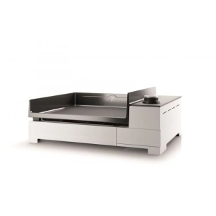 plancha gaz 1 feu - premium acier blanc 45 - premium g 45 a - forge adour