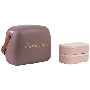 glacière / lunch box 6 l mauve gold - urban style - polarbox