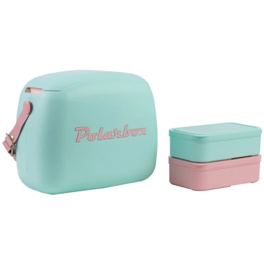 glacière / lunch box 6 l vert d'eau pop - urban style - polarbox
