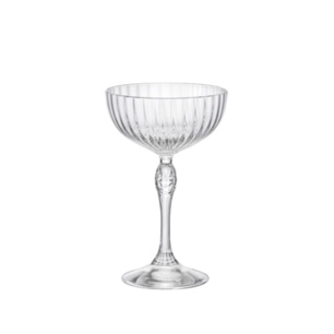 america '20s verre cocktail 22 cl set de 6 - bormioli rocco