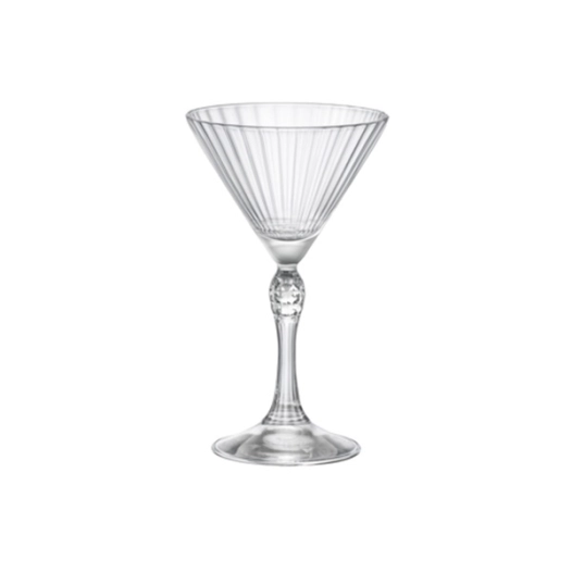 america '20s verre martini pm 15.5 cl set de 6 - bormioli rocco