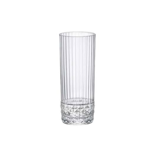 america '20s verre longdrink 40 cl set de 6 - bormioli rocco