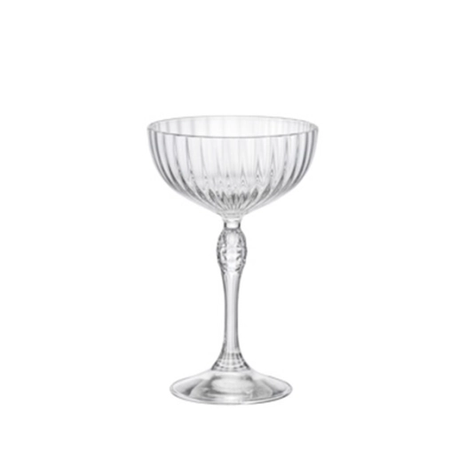america '20s verre cocktail 22 cl set de 4 - bormioli rocco