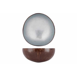 6 cocosbowl feuille gris bleu métallique 14 cm - noya