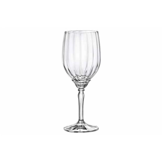 florian verre a vin 38cl set 4 - bormioli rocco