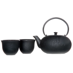 set theiere 0.55l fuku black 2 tasses - cosy & trendy