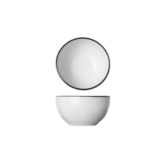 6 speckle white bol 14xh7.2cm - cosy & trendy