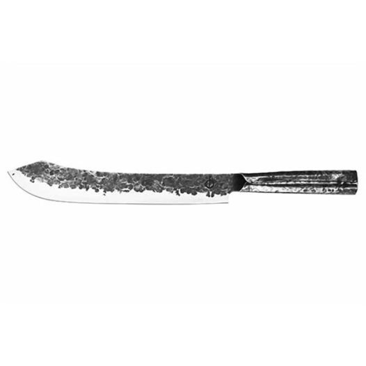 12 brute couteau de boucher 25,5cm - forged