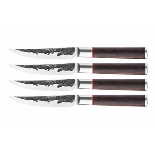 sebra couteau steak set4 - forged