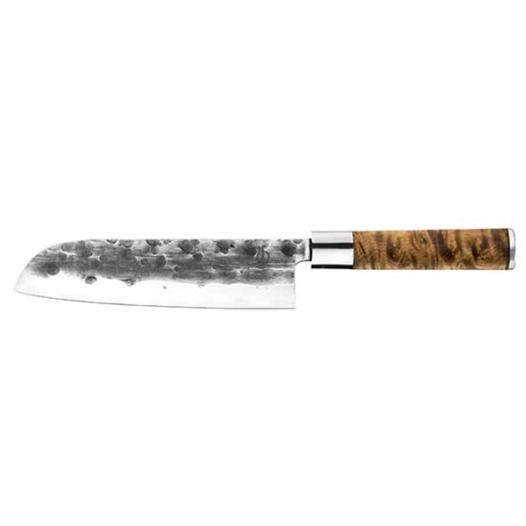12 vg10 couteau santoku 18cm - forged