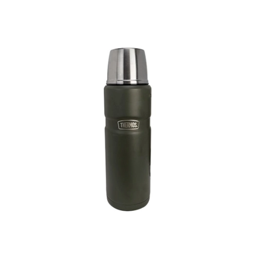 king bouteille isotherme 470 ml army green - thermos