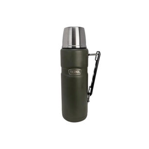 king bouteille isotherme 1200ml army green - thermos