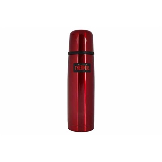fbb light/compact bouteille 0,5l rouge bouchon visser verser d6xh24cm - thermos