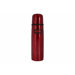 fbb light/compact bouteille 0,5l rouge bouchon visser verser d6xh24cm - thermos