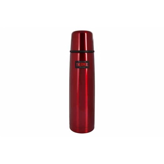 fbb light/compact bouteille 1l rouge bouchon visser verser d8xh31cm - thermos