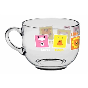 6 baby stamp bol dejeuner 70cl 12xh9cm - cerve