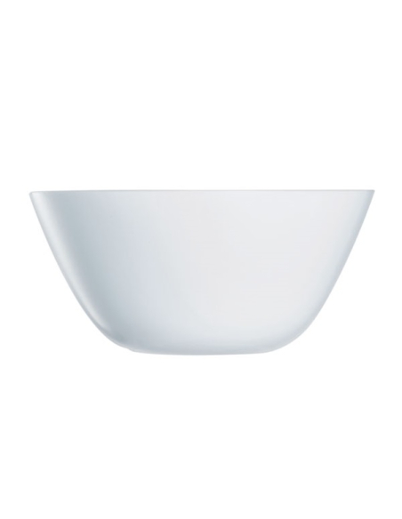 12 zelie saladier 24cm verre blanc - luminarc