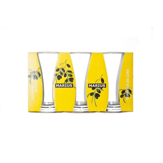 7 verre a biere/pastis 19cl x3 - pasabahce