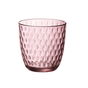 12 slot gobelet 29cl verre rose - bormioli rocco