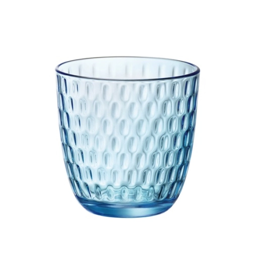 12 slot gobelet 29cl verre bleu - bormioli rocco