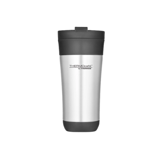 6 flip lid tumbler mug 425ml inox - thermos