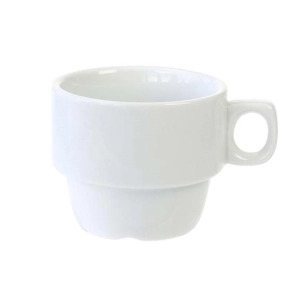 6 everyday tasse 17cl blanc - cosy & trendy