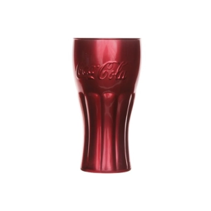 24 coca cola mirror gobelet 37cl rouge - luminarc