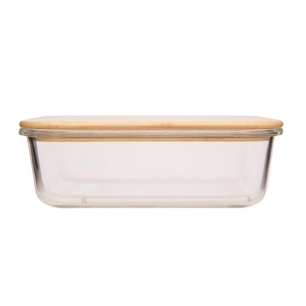 boite à provision rect. 1,52l + cv bambou - cosy & trendy