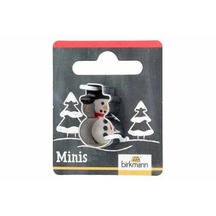 5 mini emporte-pièce bonhomme de neige - birkmann