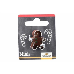 mini emporte-pièce gingerbreadman 2,5cm - birkmann