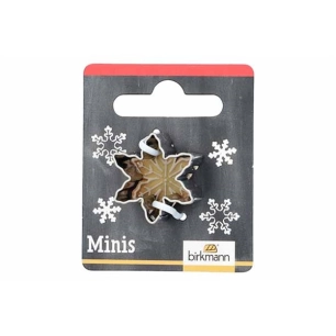 5 mini emporte-pièce flocon de neige 2,8cm - birkmann