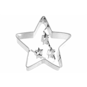 emporte-pièce étoile de noël 2,5x7xh7cm - birkmann