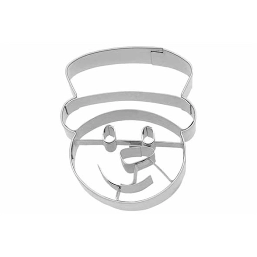 5 emporte-pièce tete de bonhomme de neige - birkmann