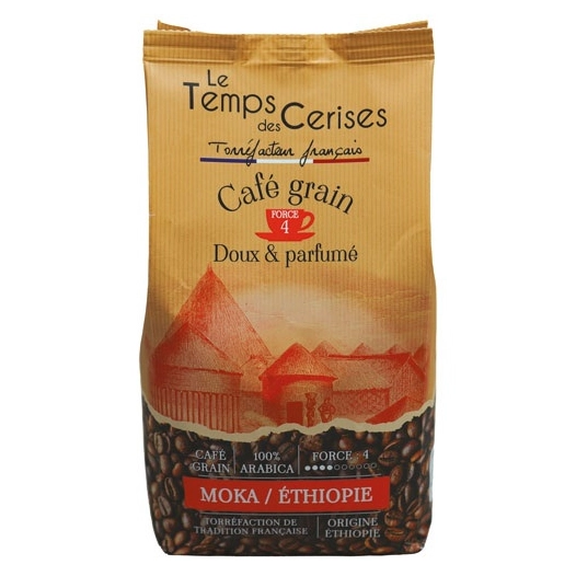 cafe grain moka ethiopie bio 900 g - maison taillefer