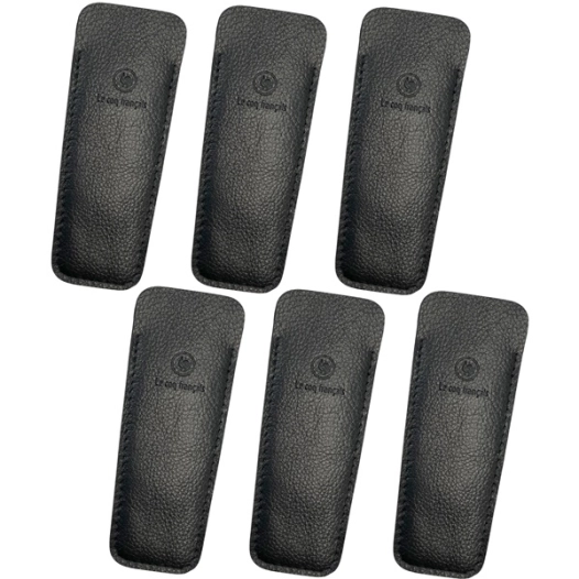 lot de 6 etuis noirs le coq français pour le coq a virole - le coq français