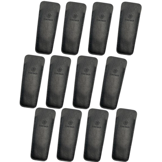 lot de 12 etuis noirs le coq français pour le coq a virole - le coq français