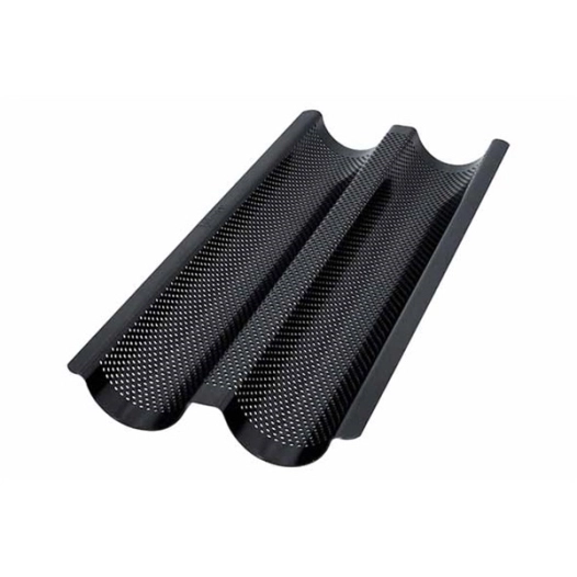 4 bread buddies plaque de cuisson 2 baguettes - birkmann