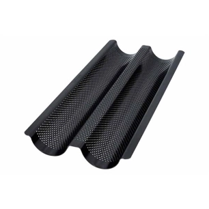 4 bread buddies plaque de cuisson 2 baguettes - birkmann