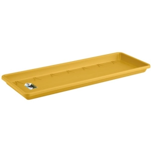 soucoupe jardinière barcelona 50cm jaune miel - elho