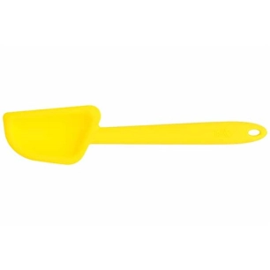 4 colour kitchen spatule lèche-pot incurvé 29cm jaune - birkmann
