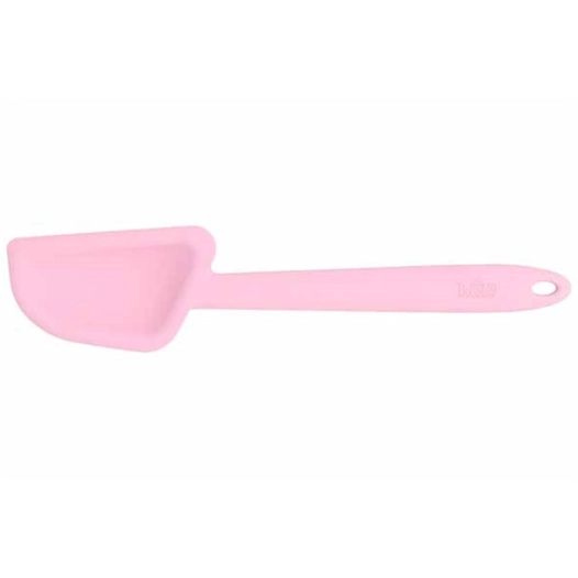 4 colour kitchen spatule lèche-pot incurvé 29cm rose - birkmann