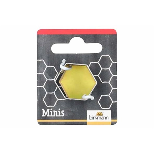 5 mini emporte-pièce hexagone 2,4 cm - birkmann