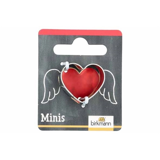 mini emporte-pièce coeur 2,5 cm - birkmann