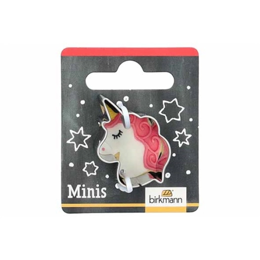 5 mini emporte-pièce licorne 3 cm - birkmann